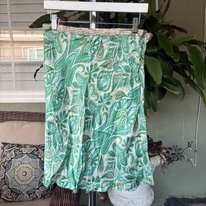 Midi Skirt With Gold Trim